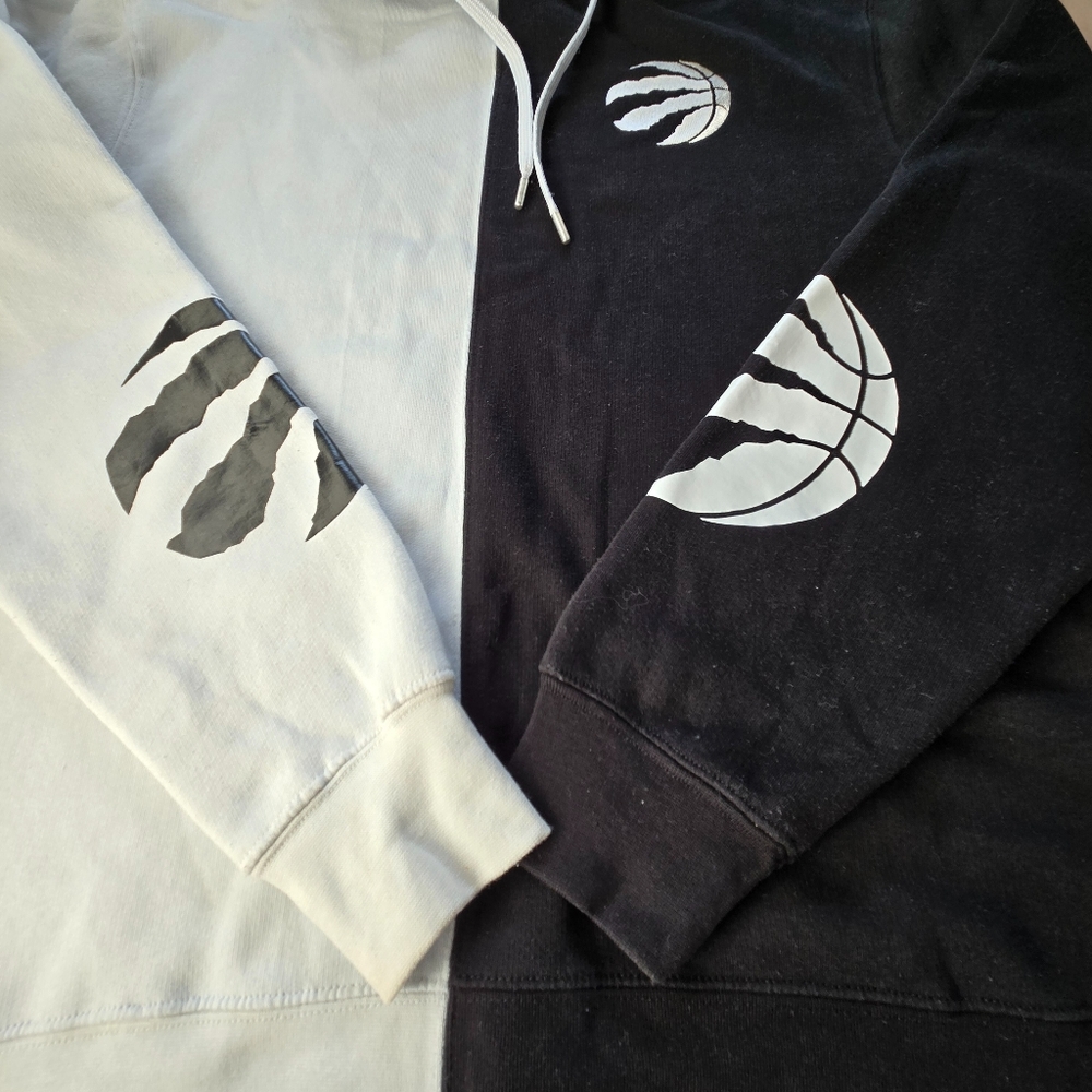 NBA Black and White Split Hoodie - Picture 3 of 8